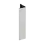 Keralit Verlengd eindprofiel 17x44 mm - Wit
