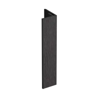 Keralit Verlengd eindprofiel 17x44 mm - Donkerbruin