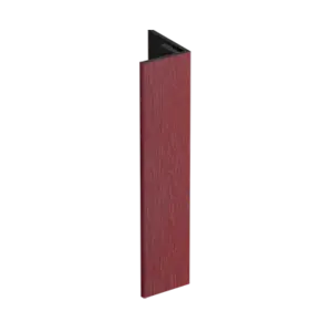Keralit Verlengd eindprofiel 17x44 mm - Rood (1 x 400 cm)