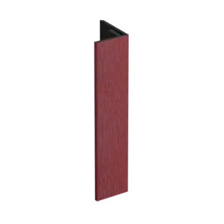Keralit Verlengd eindprofiel 17x44 mm - Rood