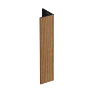 Keralit Verlengd eindprofiel 17x44 mm - Bruin redceder (1 x 400 cm)