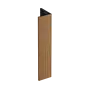 Keralit Verlengd eindprofiel 17x44 mm - Bruin redceder