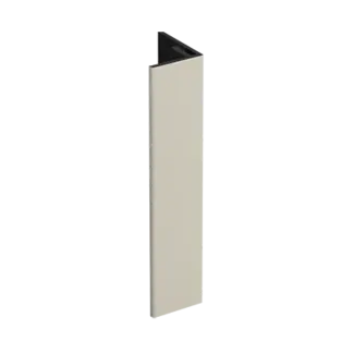 Keralit Verlengd eindprofiel 17x44 mm - Crème