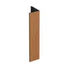 Keralit Verlengd eindprofiel 17x44 mm - Californian redwood