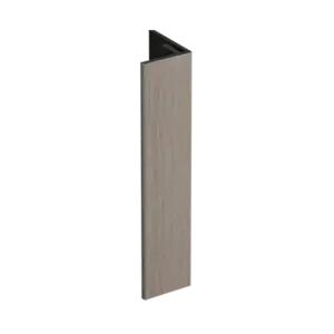 Keralit Verlengd eindprofiel 17x44 mm - Vergrijsd ceder (1 x 400 cm)