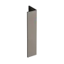 Keralit Verlengd eindprofiel 17x44 mm - Vergrijsd ceder
