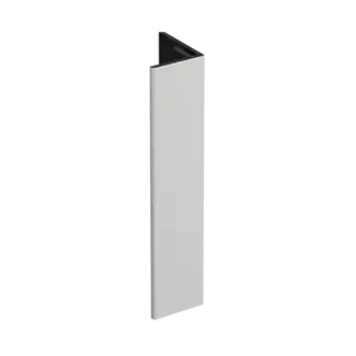 Keralit Verlengd eindprofiel 17x44 mm - Snowwhite