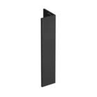 Keralit Verlengd eindprofiel 17x44 mm - Nightblack