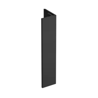 Keralit Verlengd eindprofiel 17x44 mm - Nightblack