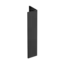Keralit Verlengd eindprofiel 17x44 mm - Nightblack