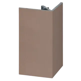 Keralit Uitwendig hoekprofiel 46x46 mm - Bruingrijs