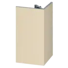 Keralit Uitwendig hoekprofiel 46x46 mm - Licht ivoor