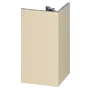Keralit Uitwendig hoekprofiel 46x46 mm - Licht ivoor