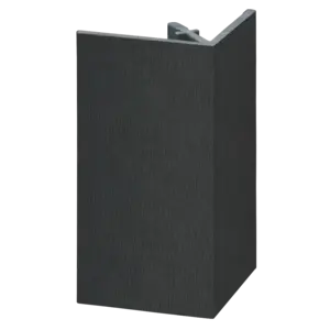 Keralit Uitwendig hoekprofiel 46x46 mm - Zwart (1 x 400 cm)