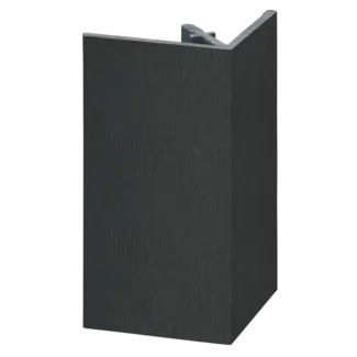 Keralit Uitwendig hoekprofiel 46x46 mm - Zwart