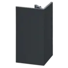 Keralit Uitwendig hoekprofiel 46x46 mm - Zwartgrijs