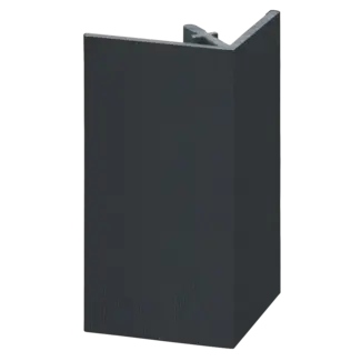 Keralit Uitwendig hoekprofiel 46x46 mm - Zwartgrijs