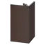 Keralit Uitwendig hoekprofiel 46x46 mm - Donker eiken