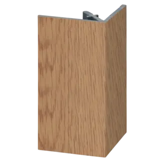 Keralit Uitwendig hoekprofiel 46x46 mm - Licht eiken