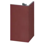 Keralit Uitwendig hoekprofiel 46x46 mm - Wijnrood