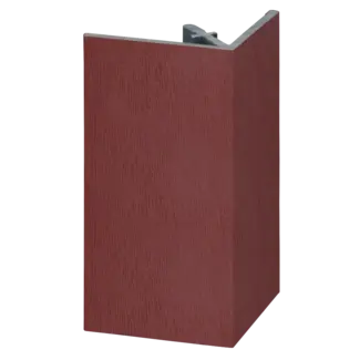Keralit Uitwendig hoekprofiel 46x46 mm - Wijnrood