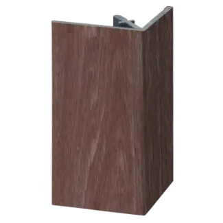 Keralit Uitwendig hoekprofiel 46x46 mm - Bruin eiken
