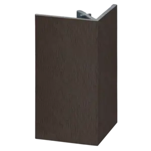 Keralit Uitwendig hoekprofiel 46x46 mm - Donkerbruin (1 x 400 cm)