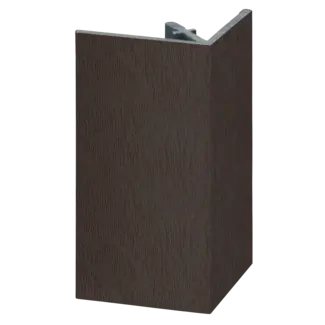 Keralit Uitwendig hoekprofiel 46x46 mm - Donkerbruin