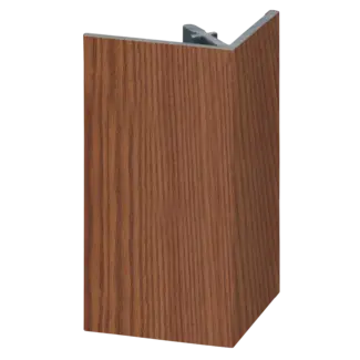 Keralit Uitwendig hoekprofiel 46x46 mm - Bruin redceder