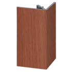 Keralit Uitwendig hoekprofiel 46x46 mm - Californian redwood