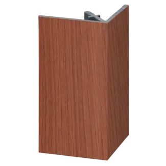 Keralit Uitwendig hoekprofiel 46x46 mm - Californian redwood