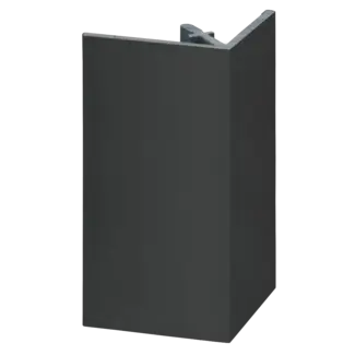 Keralit Uitwendig hoekprofiel 46x46 mm - Nightblack