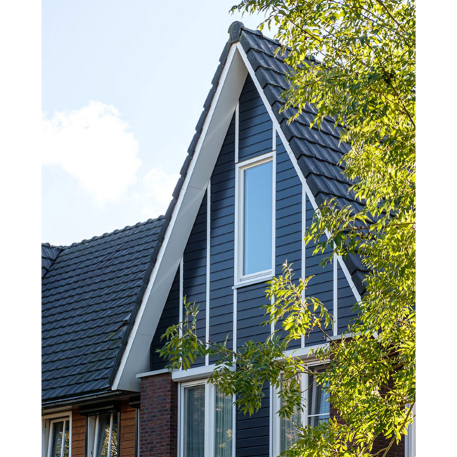 Keralit Sponningdeel 143 mm - Staalblauw (1 x 600 cm)