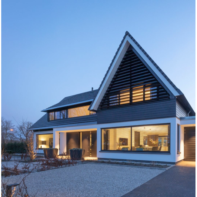 Keralit Sponningdeel 143 mm - Zwart (1 x 600 cm)
