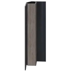 Keralit Inwendig hoekprofiel - Taupe eiken (1 x 400 cm)