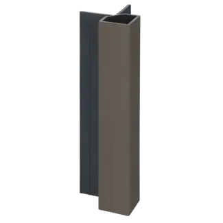 Keralit Uitwendig hoekprofiel 32x32 mm - Kwartsgrijs