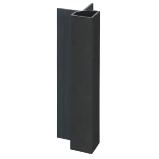 Keralit Uitwendig hoekprofiel 32x32 mm - Zwart