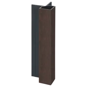 Keralit Uitwendig hoekprofiel 32x32 mm - Donker eiken (1 x 400 cm)