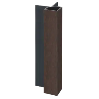 Keralit Uitwendig hoekprofiel 32x32 mm - Donker eiken