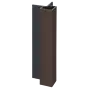 Keralit Uitwendig hoekprofiel 32x32 mm - Donker eiken