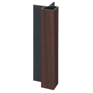 Keralit Uitwendig hoekprofiel 32x32 mm - Mahonie