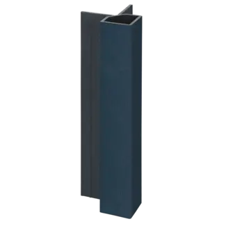Keralit Uitwendig hoekprofiel 32x32 mm - Staalblauw