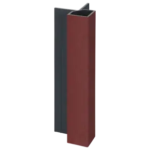 Keralit Uitwendig hoekprofiel 32x32 mm - Wijnrood (1 x 400 cm)