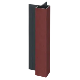 Keralit Uitwendig hoekprofiel 32x32 mm - Wijnrood