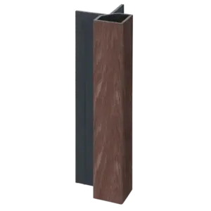 Keralit Uitwendig hoekprofiel 32x32 mm - Bruin eiken (1 x 400 cm)