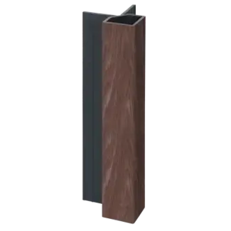 Keralit Uitwendig hoekprofiel 32x32 mm - Bruin eiken