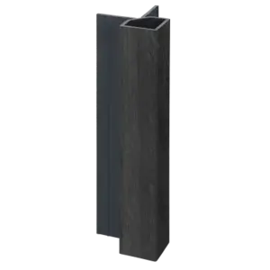 Keralit Uitwendig hoekprofiel 32x32 mm - Zwart eiken (1 x 400 cm)