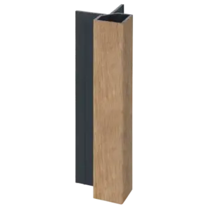 Keralit Uitwendig hoekprofiel 32x32 mm - Natuur eiken (1 x 400 cm)