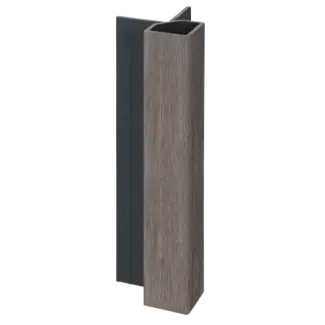 Keralit Uitwendig hoekprofiel 32x32 mm - Taupe eiken