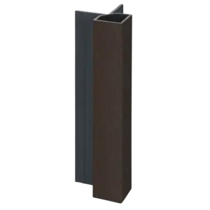 Keralit Uitwendig hoekprofiel 32x32 mm - Donkerbruin (1 x 400 cm)